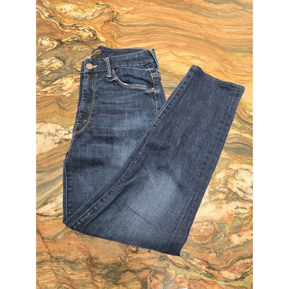 Mother Jeans Women's 26 The High Waisted Looker Skinny Blue Denim - Picture 1 of 16